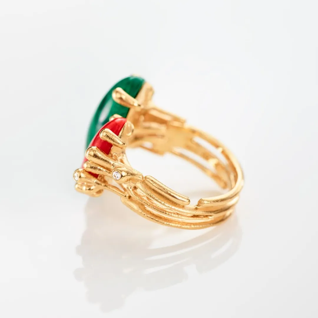 Ole Lynggaard Ringe | BoHo ring doppelt