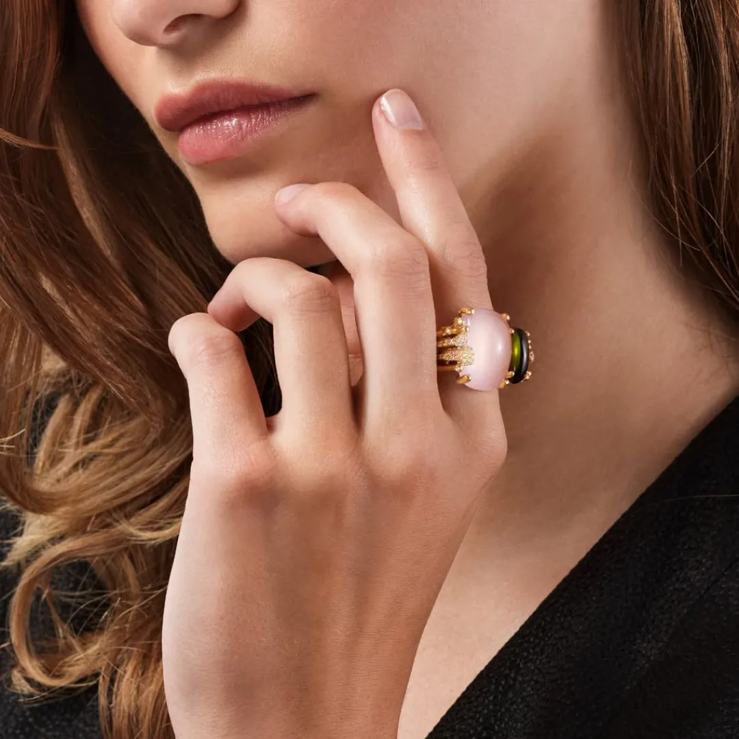 Ole Lynggaard Ringe | BoHo ring double pavé