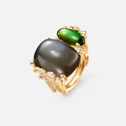 Ole Lynggaard Ringe | BoHo-Doppelring Pavé
