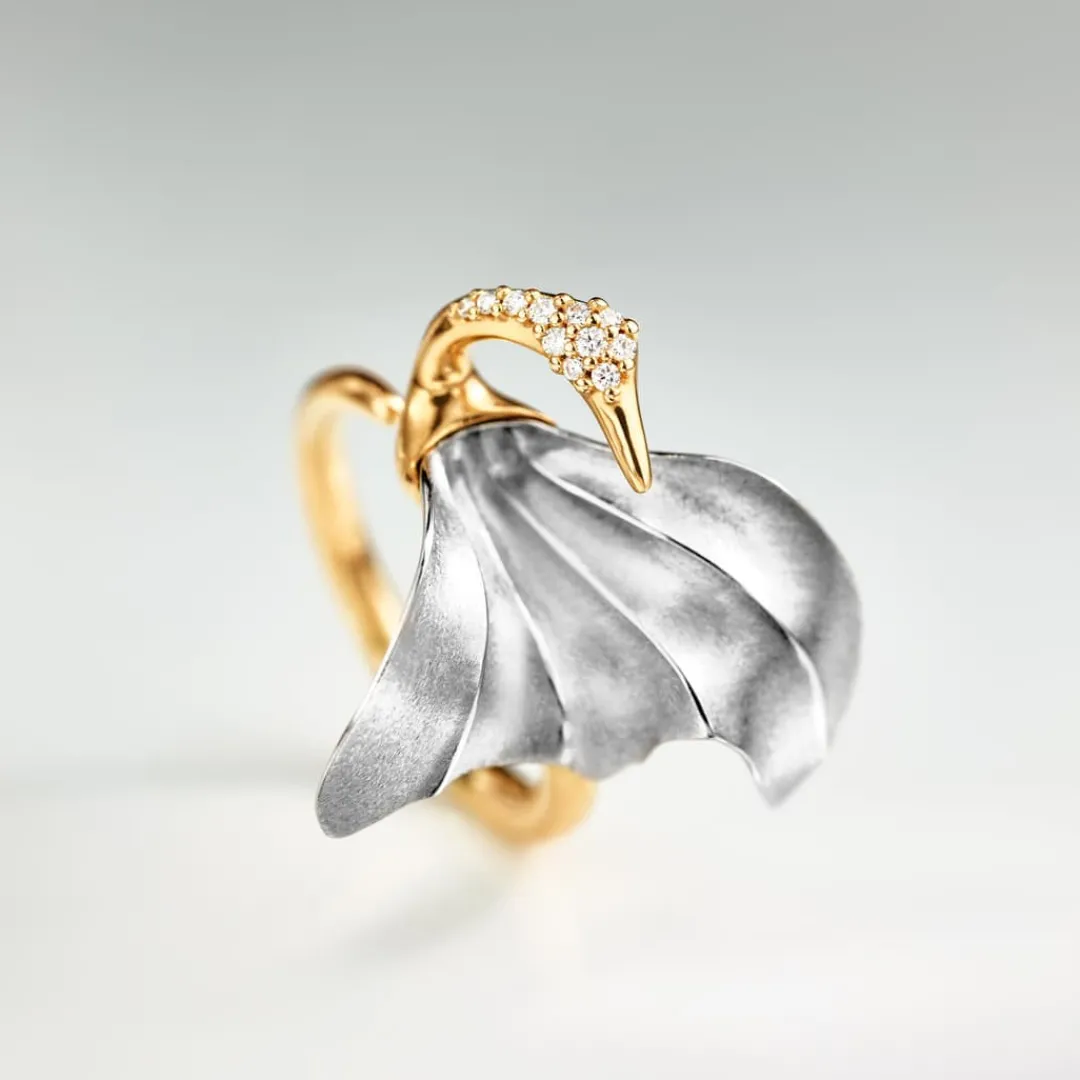 Ole Lynggaard Ringe | Cranes ring klein
