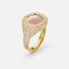 Ole Lynggaard Ringe | Hochkarätige Juwelierkunst | Cushion ring pavé