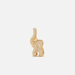 Ole Lynggaard Anhänger | Elephant anhänger medium Pavé