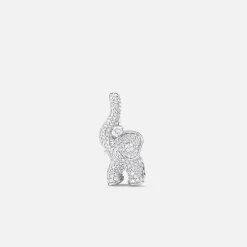 Ole Lynggaard Anhänger | Elephant anhänger medium Pavé