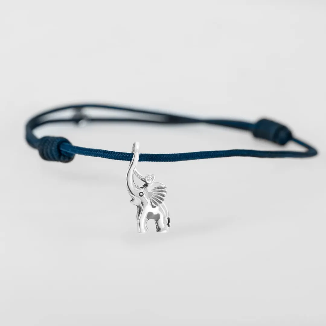 Ole Lynggaard Armbänder | Charmanhänger | Elephant charmanhänger mit kordel