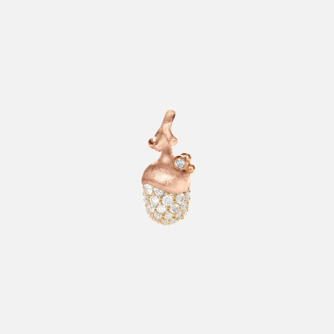 Ole Lynggaard Anhänger | Forest Acorn pendant small pavé