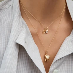 Ole Lynggaard Anhänger | Forest Oak leaf pendant small
