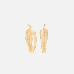 Ole Lynggaard Ohrringpaare | Leaves Creolen klein