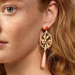 Ole Lynggaard Ohrringpaare | Leaves Dream catcher earrings