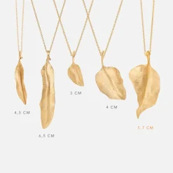 Ole Lynggaard Anhänger | Leaves pendant giga