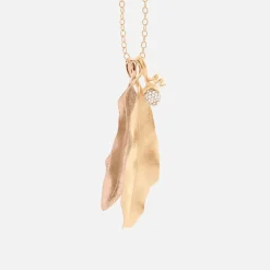 Ole Lynggaard Anhänger | Leaves pendant tall