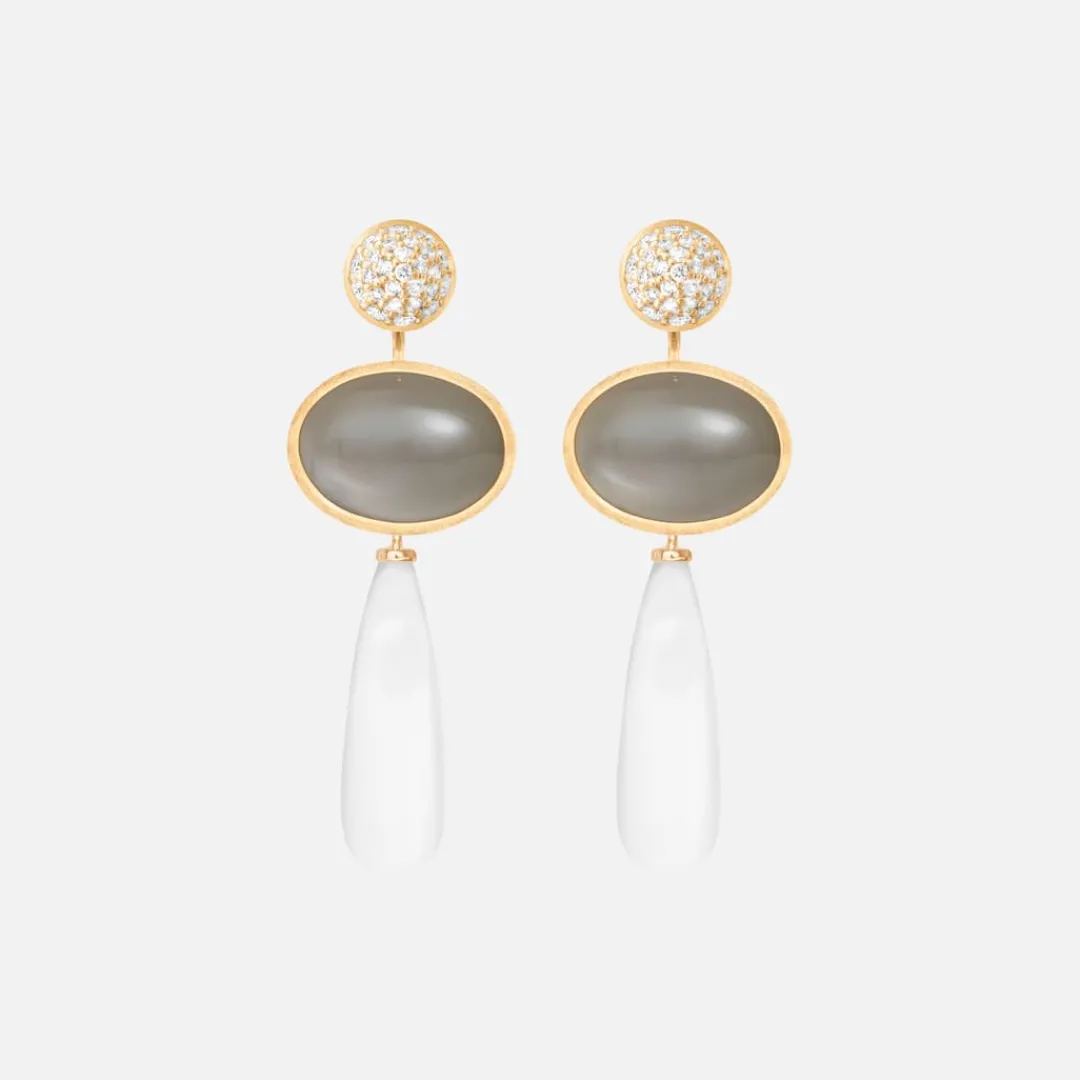 Ole Lynggaard Ohrring Anhänger | Lotus ohrring-anhänger klein