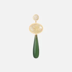 Ole Lynggaard Ohrringpaare | Lotus ohrstecker pavé