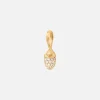 Ole Lynggaard Anhänger | Lotus Sprout pendant mini pavé