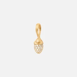 Ole Lynggaard Anhänger | Lotus Sprout pendant mini pavé