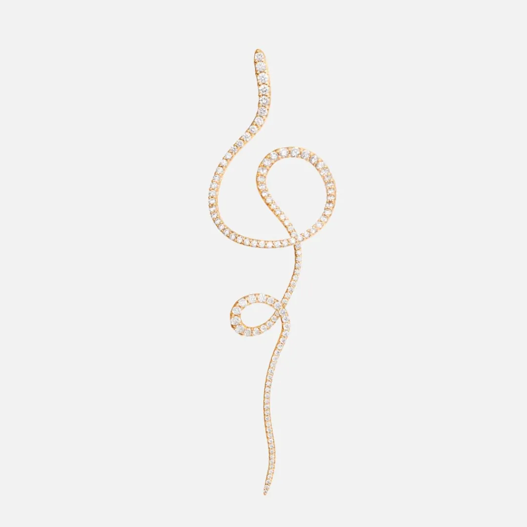 Ole Lynggaard Ohrring-Einzelstücke | Love Band earrings Twirl