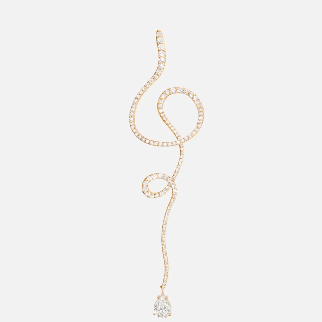 Ole Lynggaard Ohrring-Einzelstücke | Love Band earrings Twirl