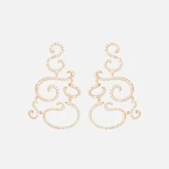 Ole Lynggaard Ohrringpaare | Hochkarätige Juwelierkunst | Love Bands earrings Chandeliers