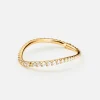 Ole Lynggaard Armbänder | Hochkarätige Juwelierkunst | Love Bands-Armreif, geschwungen, breit