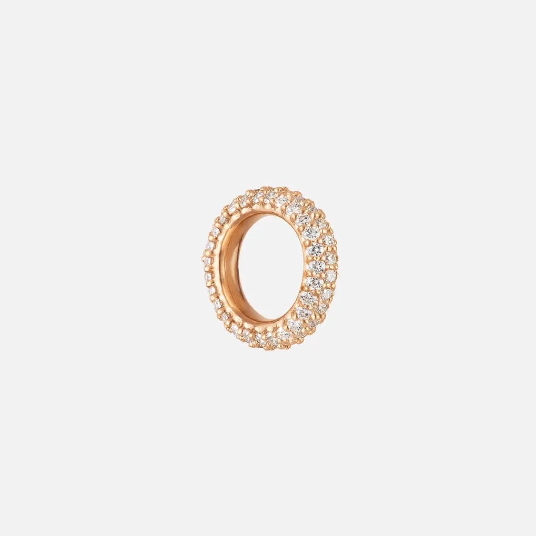 Ole Lynggaard Ohrring Anhänger | Anhänger | Nature earring pendant small pavé
