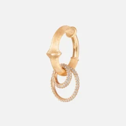 Ole Lynggaard Ohrring Anhänger | Anhänger | Nature earring pendant small pavé