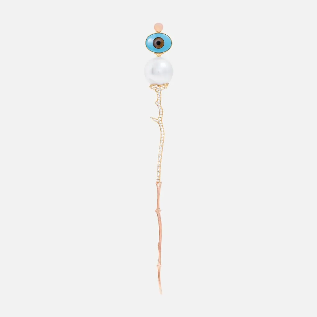 Ole Lynggaard Broschen | NATURE EVIL EYE BROSCHE