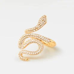 Ole Lynggaard Ringe | Snakes diamantpavé-ring mittel