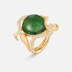 Ole Lynggaard Ringe | Hochkarätige Juwelierkunst | Snakes ring pavé