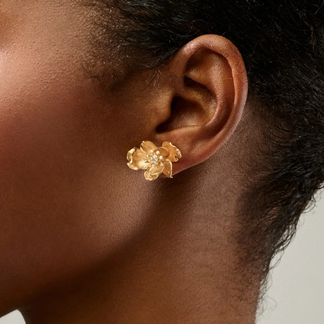 Ole Lynggaard Ohrringpaare | Wild Rose stud earrings
